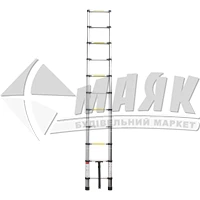Драбина алюмінієва телескопічна JK-1003A 3,2 м 11 сходинок