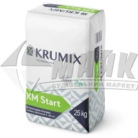 Штукатурка гіпсова KRUMIX KM Start стартова 25 кг