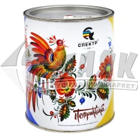 Емаль пентафталева Спектр Петриківка ПФ-115 0,9 кг червоно-коричнева