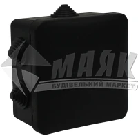 Коробка розподільча КОВА P13 100х100х50 мм прямокутна чорна