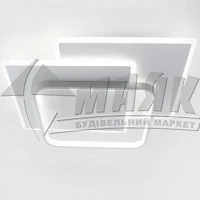 Світильник світлодіодний декоративний накладний Esellse VEGATriple 3S-ON/OFF 470х470х60-WHITE/WHITE-220-ІР20 80Вт 3000-6000°К IP20