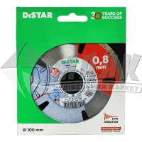 Диск алмазний відрізний DiStar 1A1R Cleaner 100×0,8/0,5×5×22,23 мм суцільний