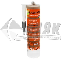 Герметик акриловий LACRYSIL 280 мл горіх