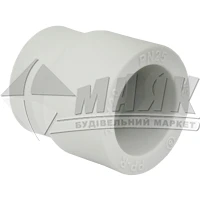 Муфта поліпропіленова редукційна VS Plast 25×20 мм сіра