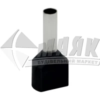 Наконечник кабельний HOROZ CREW-2508 трубчастий 2×2,5 кв.мм 100 шт