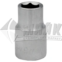 Головка торцева шестигранна Ultra 3/8" 9 мм Cr-V