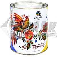 Емаль пентафталева Спектр Петриківка ПФ-115 0,9 кг світло-сіра