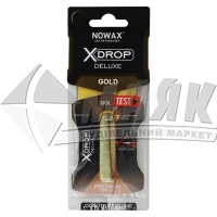 Ароматизатор для авто NOWAX X Drop Delux Gold підвісний