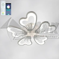 Світильник світлодіодний декоративний накладний Esllse GLORY 5F-APP-625х70- WHITE/WHITE -220-ІР20 80Вт 3000-6500°К IP20