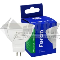 Лампа світлодіодна точкова Feron 6Вт GU5.3/G5.3 MR16 2700°К (LB-716) 25686