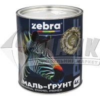 Емаль-ґрунт алкідна ZEBRA PROF 1302 17-0620 Aloe 2,5 кг