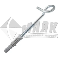 Дюбель розпірний з гаком-петлею 12 мм