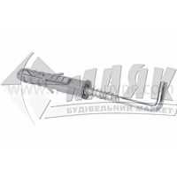 Дюбель розпірний з прямим L-гаком Wkret-met 12×80/8×100 мм