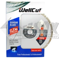Диск алмазний відрізний Wellcut Promo 230×7×22,23 мм сегментований