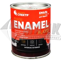 Емаль для підлоги Спектр Enamel ПФ-266 0,9 кг червоно-коричнева