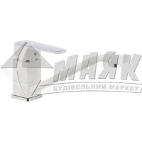 Змішувач для кухні MIXXUS Missouri 555 Гайка (WHITE) одноважільний настільний білий
