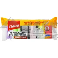 Губка кухонна Chisto Асорті 6 шт