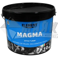 Покриття декоративне інтер'єрне ELEMENT Decor Magma зі скляними мікрокульками 10 кг