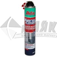 Піна-утеплювач професійна Akfix THERMCOAT літня 850 мл/930 г