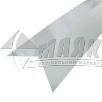 Коник покрівельний прямий оцинкований 155×155 мм 2 м/п