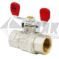 Кран кульовий повнопрохідний Armatura 1/2" внутрішня різьба ручка метелик