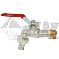 Кран кульовий для зливу Armatura 1/2" зі з'єднувачем для шлангу ручка