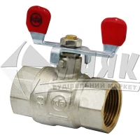 Кран кульовий повнопрохідний Armatura 3/4" внутрішня різьба ручка метелик