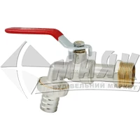 Кран кульовий для зливу Armatura 3/4" зі з'єднувачем для шлангу ручка