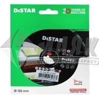 Диск алмазний відрізний DiStar 1A1R V Pro Rex 125×2,5/1,5×6×22,23 мм турбований