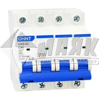 Вимикач автоматичний Chint NXB-63 4Р 40А 6кА С