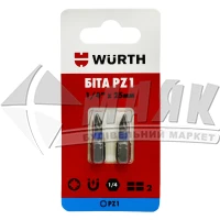 Біта WURTH РZ1×25 мм 2 шт