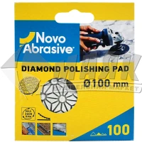 Круг полірувальний Novoabrasive P100 100 мм зірка