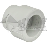 Муфта поліпропіленова редукційна VS Plast 32×25 мм сіра