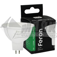 Лампа світлодіодна точкова Feron 7Вт GU5.3/G5.3 MR16 2700°К (LB-193) 25815
