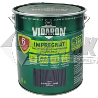 Захист для деревини Vidaron Impregnat 4в1 V16 9 л антрацит сірий