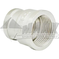 Муфта різьбова редукційна 1/2×3/4" внутрішня різьба латунь