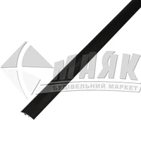 Планка поріжна алюмінієва Алюпро ПКс30 ПАС-1501 приховане кріплення 5,4×28,2×2710 мм бронза матова