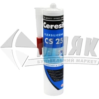 Герметик для швів Ceresit CS 25 FlexSilicone 280 мл антрацит