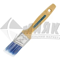 Пензель малярний плоский скошений Storch AquaSTAR 40 мм штучний ворс дерев'яна ручка