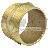 Ніпель різьбовий 1 1/2" зовнішня різьба латунь