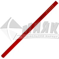 Олівець столярний Favorit 250 мм 1 шт червоний