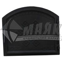 Дверцята для топки чавунні арочні Булат Замкова 490×420 мм 19,65 кг