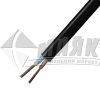 Кабель силовий мідний плоский моноліт GalKat ВВГ-П 2×4,0 білий