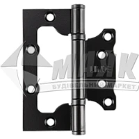 Петля дверна накладна MVM HB-100 Black універсальна 4 см чорна