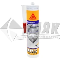 Клей-герметик полімерний Sika Sikaflex-112 Crystal Clear універсальний 290 мл прозорий