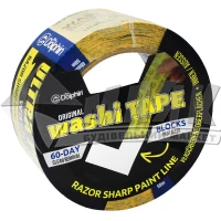 Стрічка малярна Blue Dolphin Washi Ultra Premium 48 мм×50 м жовта