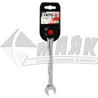 Ключ ріжковий-накидний з трещіткою YATO 15 мм Cr-V