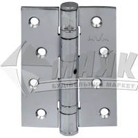Петля дверна накладна MVM 100×75 CP універсальна хром полірований