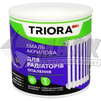 Емаль для радіаторів TRIORA акрилова 0,75 л білосніжна глянцева