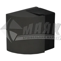 Стопор дверний напівкруглий Sempra DS-0020-GRF підлоговий графіт